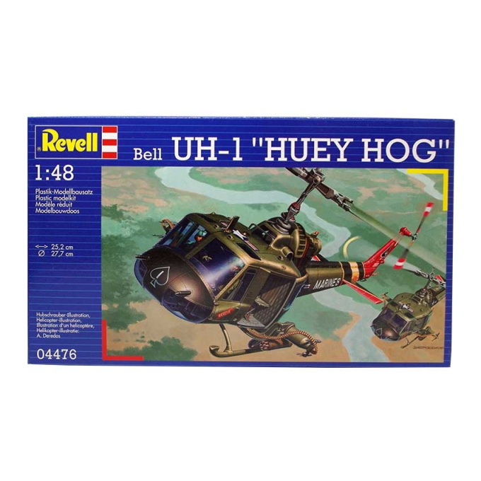 Revell - vrtulník 04476 - 'Bell UH-1 Huey Hog (1:48)