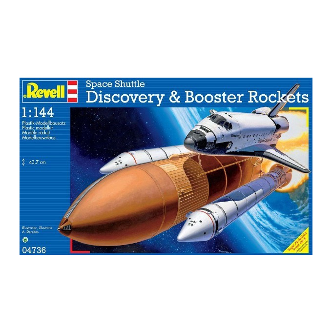 Revell - Discovery and Booster Rockets