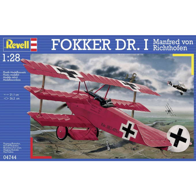 Revell – Model letadla Fokker DR.I 1:28