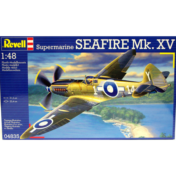 Revell – letadlo 04835 – Supermarine SEAFIRE Mk. XV (1:48)