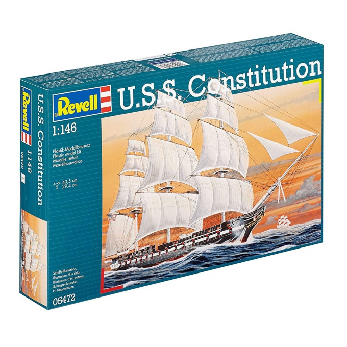 Revell 05472 – Loď U.S.S. Constitution 1:146