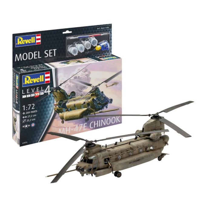 Stavebnice vrtulníku- Mh-47e Chinook