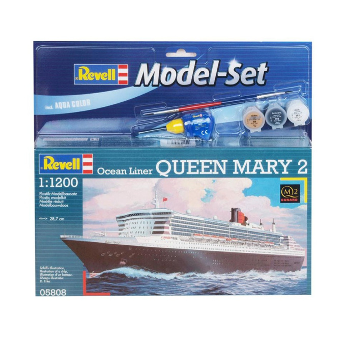Revell - loď 65808 QUEEN MARY 2 (1:1200)