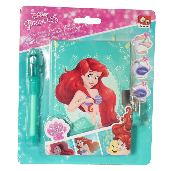Disney Princess - Denník s UV perem