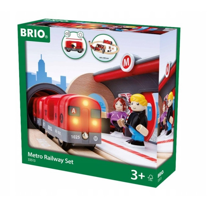 Dřevěná vlaková dráha - Metro