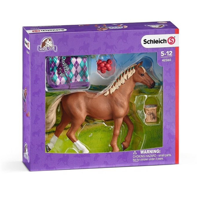 Schleich - Anglický plnokrevník s doplňky 42360