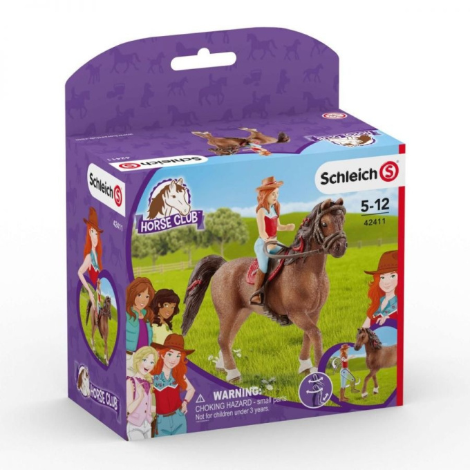 Schleich – Kůň Quarter s jezdkyní 42411