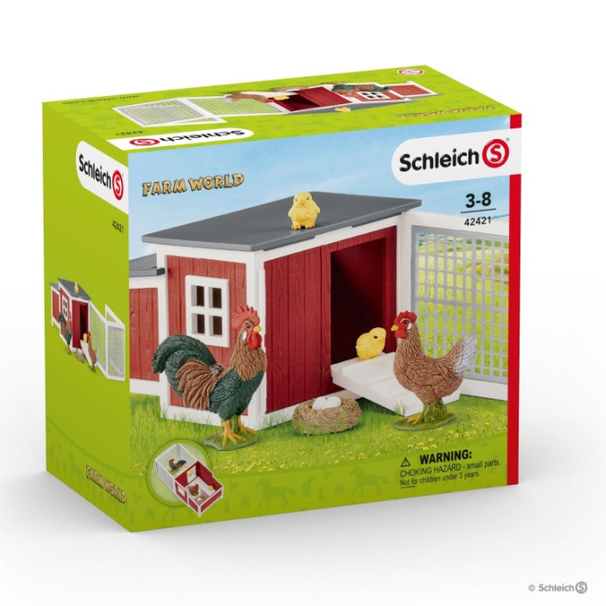 Schleich- Kurník se zvířátky 42421