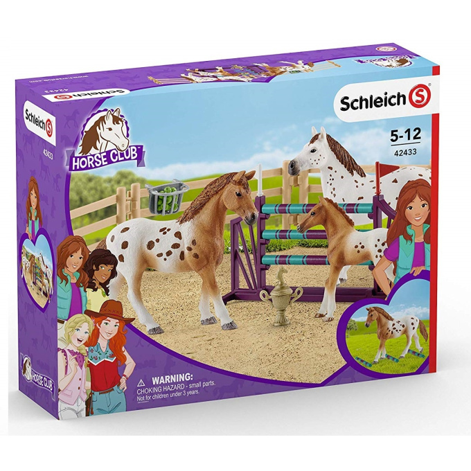 Schleich - Koně Appaloosa a příslušenství 42433