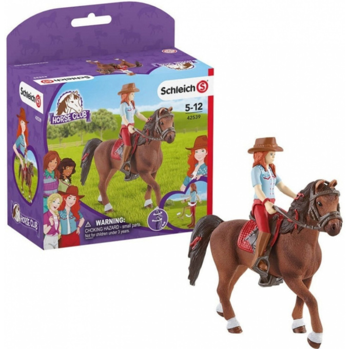 Schleich – Hannah a kůň Cayenne s doplňky 42539