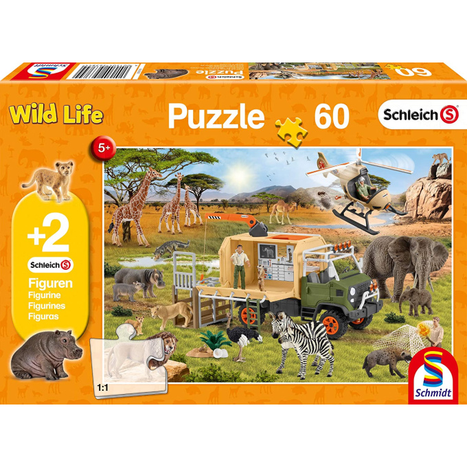 Puzzle 60 – Divoká zvířata