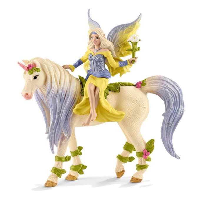 Schleich Bayala - Víla Sera s květinovým jednorožcem 70565
