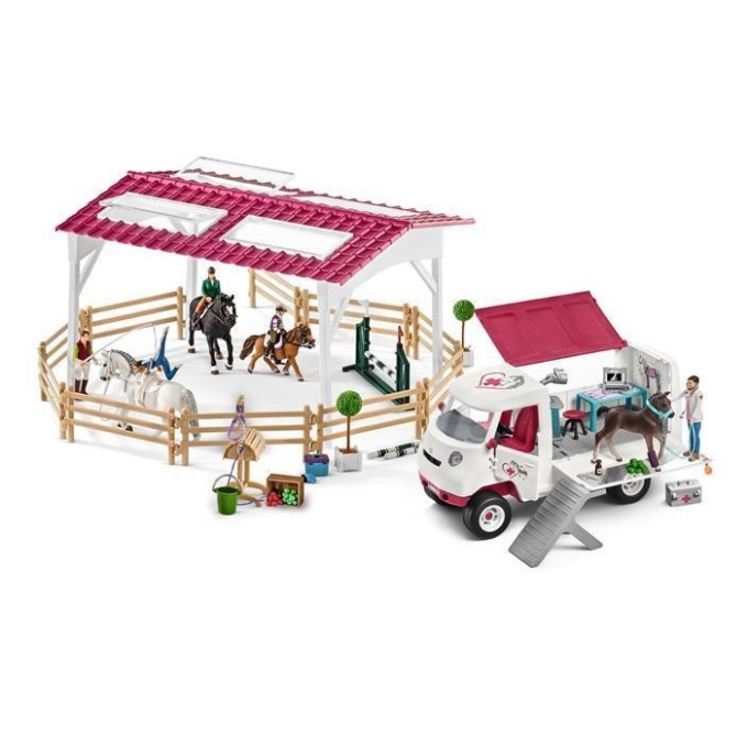 Schleich - Veterináři v jezdecké škole