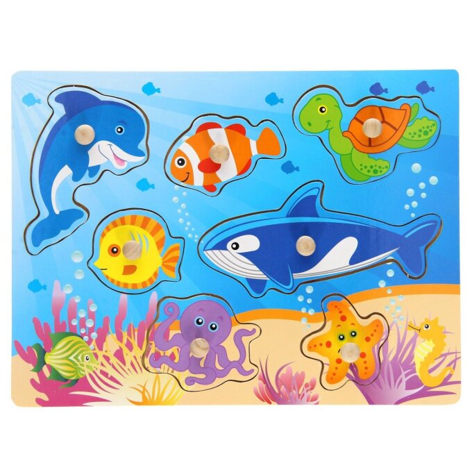 Dřevěné puzzle Oceán