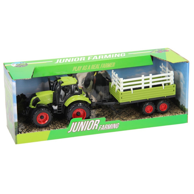 Traktor s přívěsem