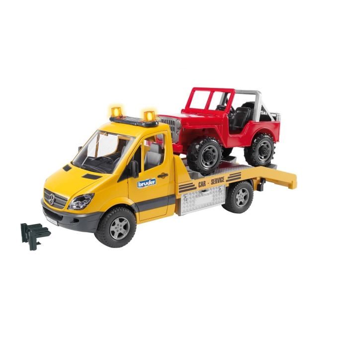 Odtahová služba Mercedes - Benz Sprinter a Jeep