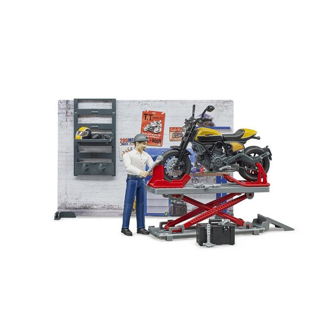 Bruder - Servis motorek