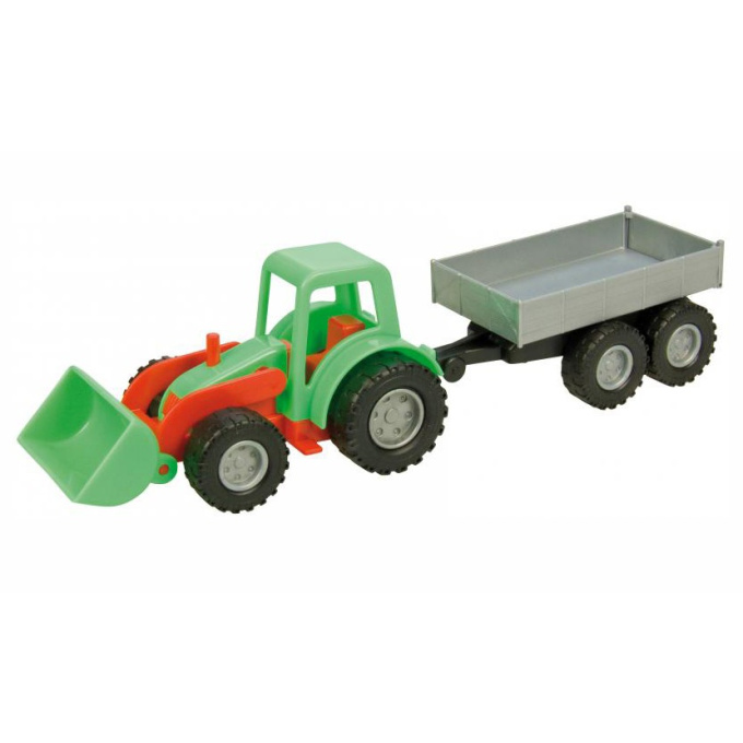 Traktor s přívěsem