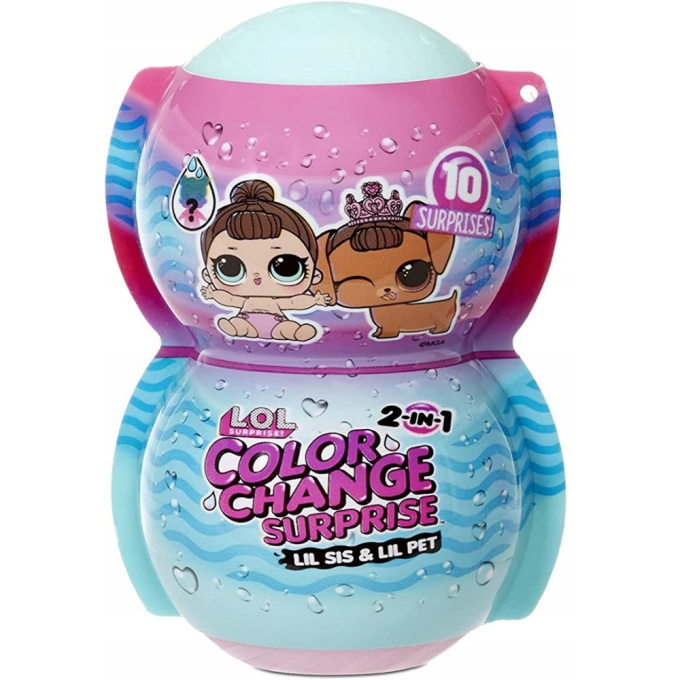 L.O.L. Surprise- Color Change Lil Sis & Lil Pet