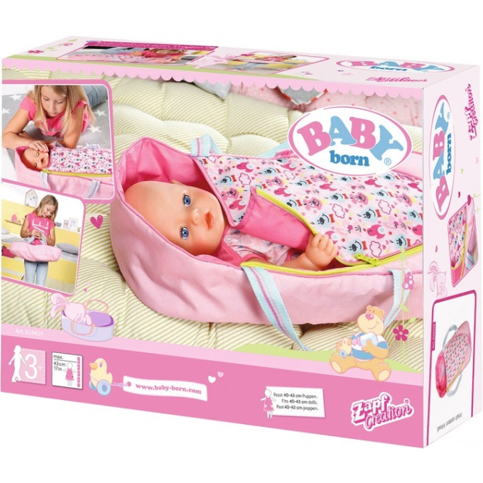 Baby Born - Spací pytel a přenosná taška 2v1