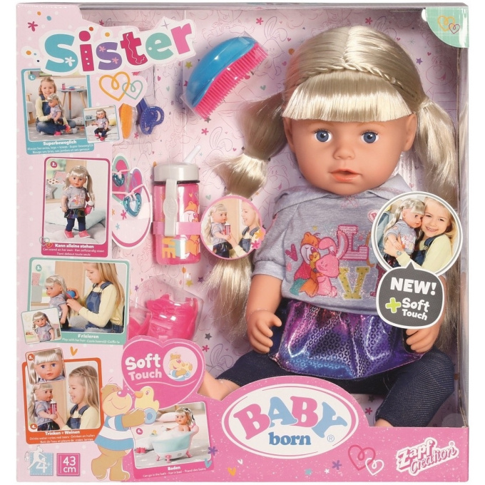 Baby Born - Starší sestřička Soft Touch