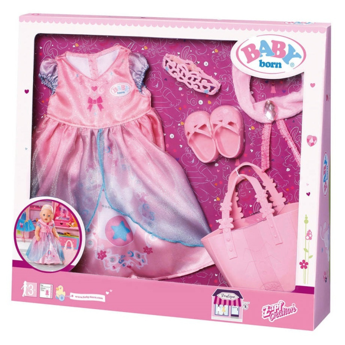 Baby Born – Šaty s doplňky
