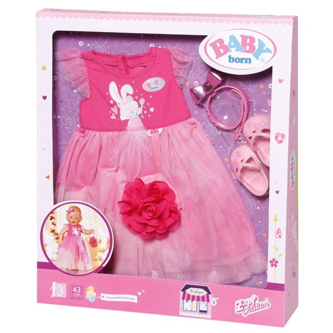 Baby Born - Plesové šaty set