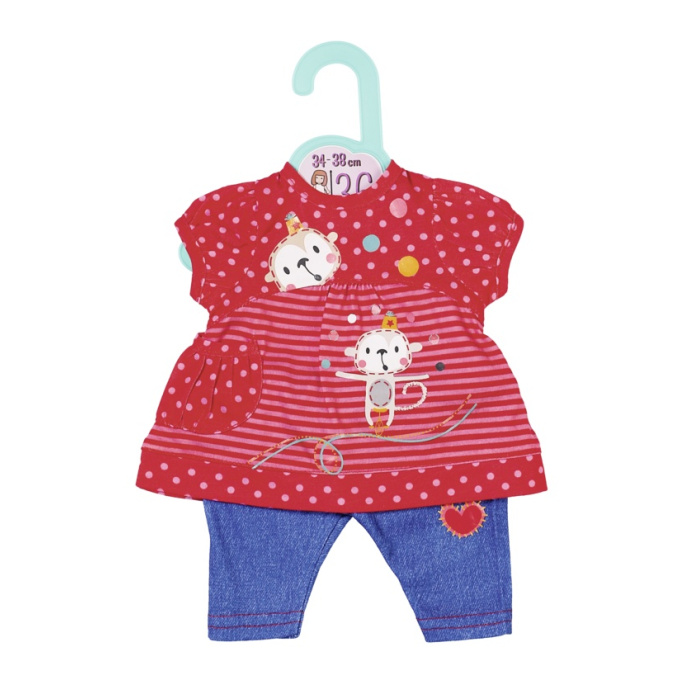 Dolly Moda - Šaty a legíny 36 cm
