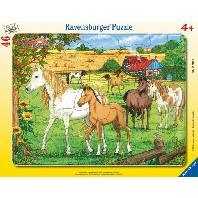 Puzzle koně