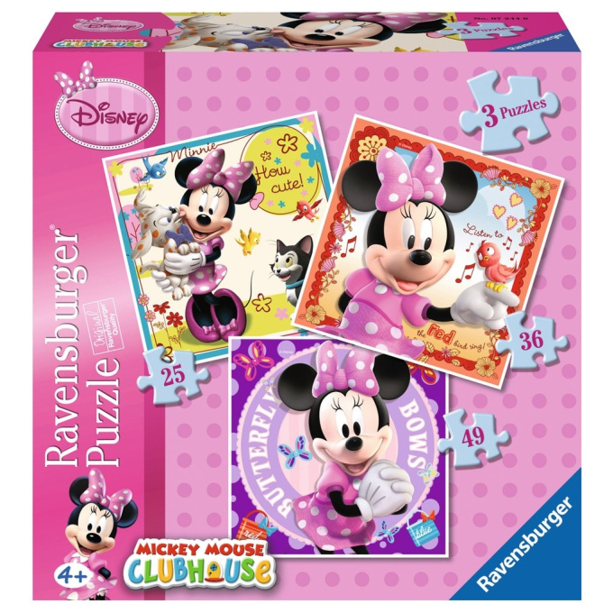 Puzzle Minnie 3v1