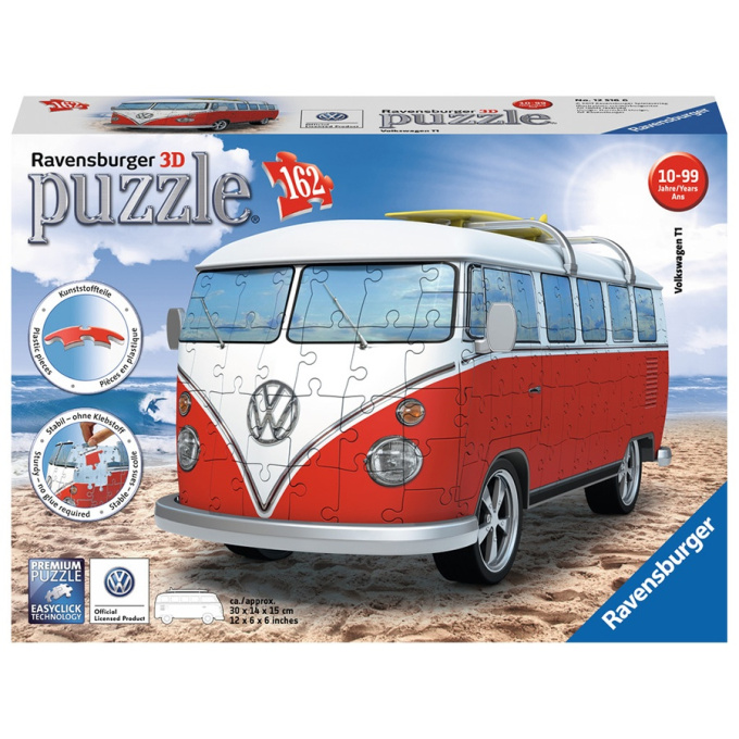 3D Puzzle - VW autobus
