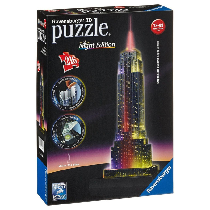 3D Puzzle 216 - Empire State Building