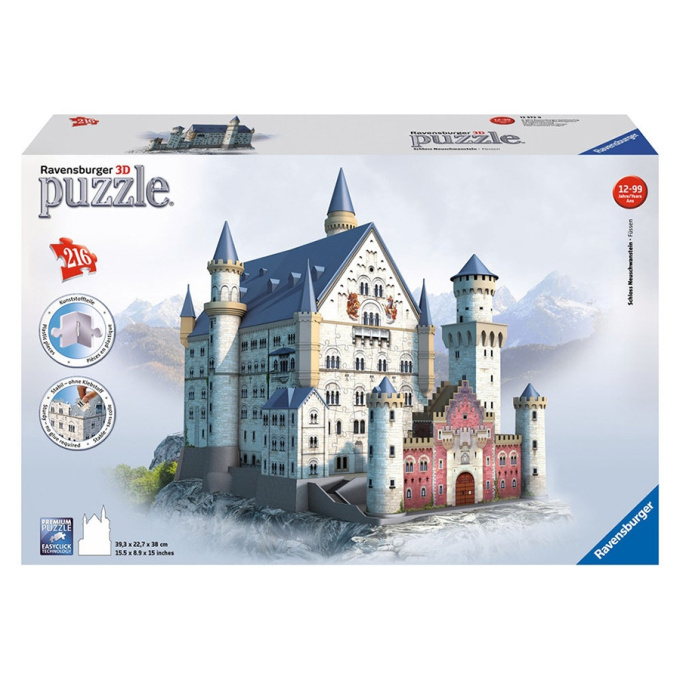 Puzzle 216 - 3D Neschwanstein zámek