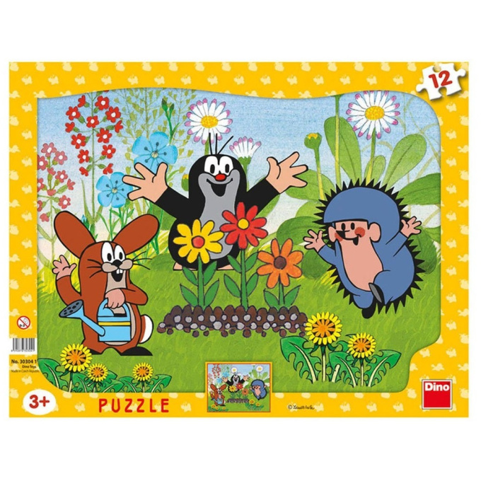 Puzzle 12 – Krtek a zahrádka