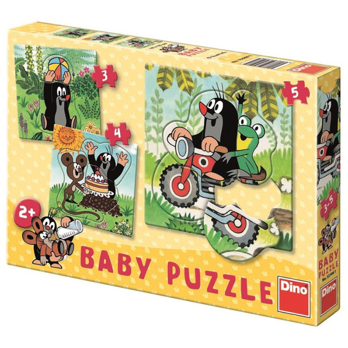 Baby Puzzle 3v1 - Krtek na louce