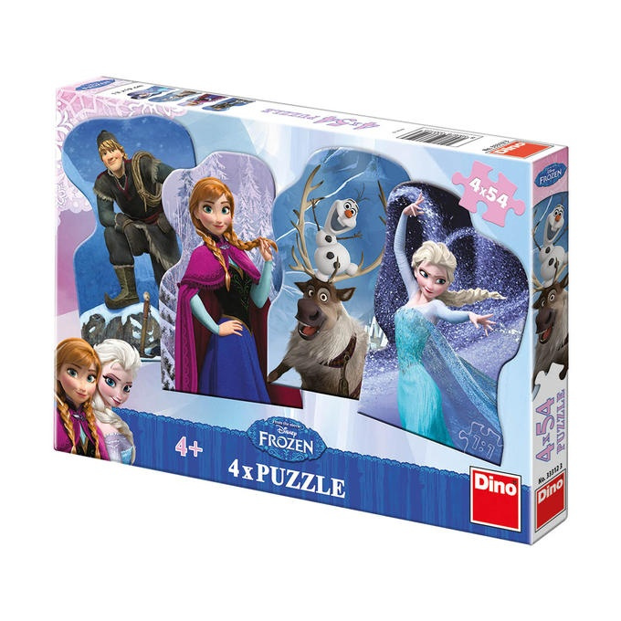 Puzzle 4 x 54 - Disney Frozen