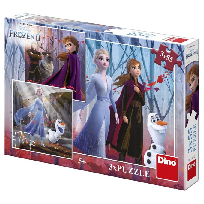 Puzzle 3x55 – Frozen 2