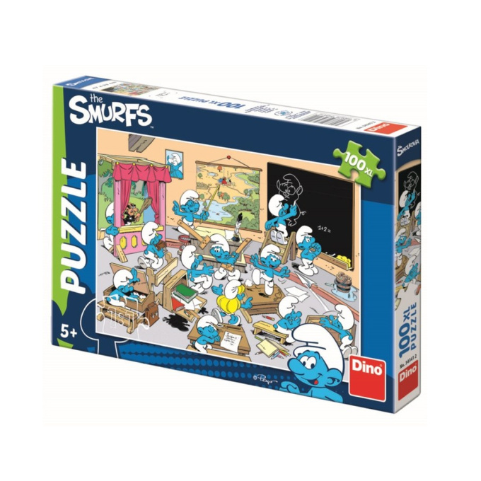 Puzzle - Šmoulové ve škole