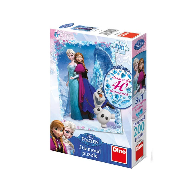 Puzzle 200 - Disney Frozen s diamanty