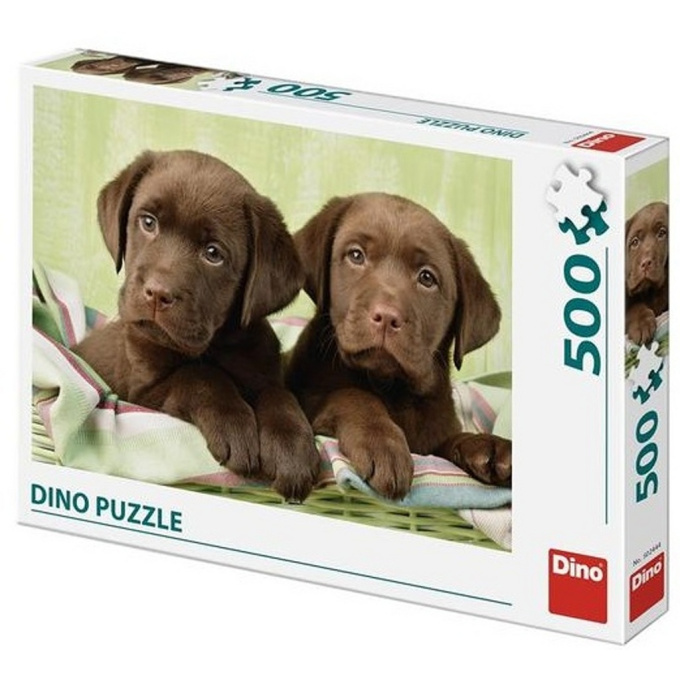 Puzzle 500 - Štěňata