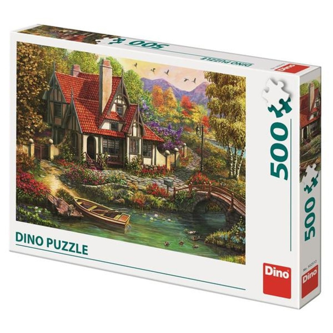 Puzzle 500 - Dům u jezera