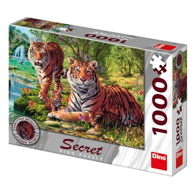 Puzzle 1000 - Tygři