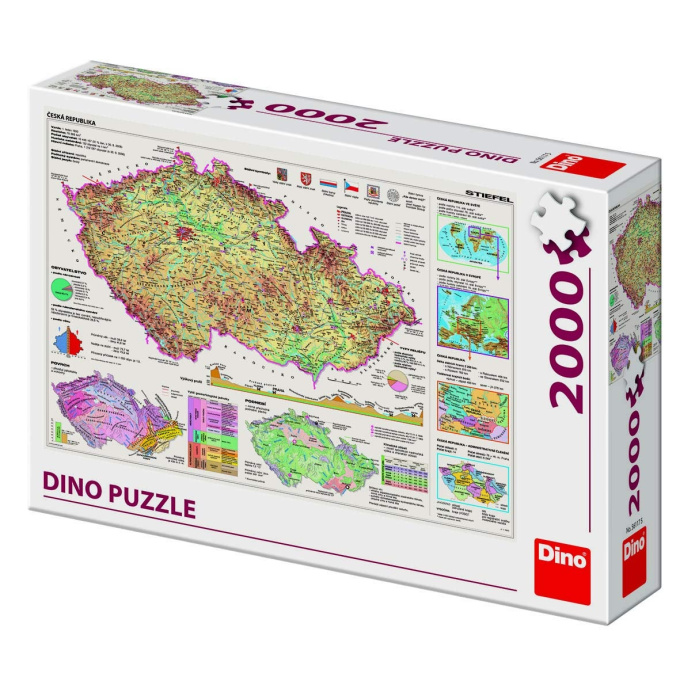 Puzzle 2000 – Mapa Česká republika