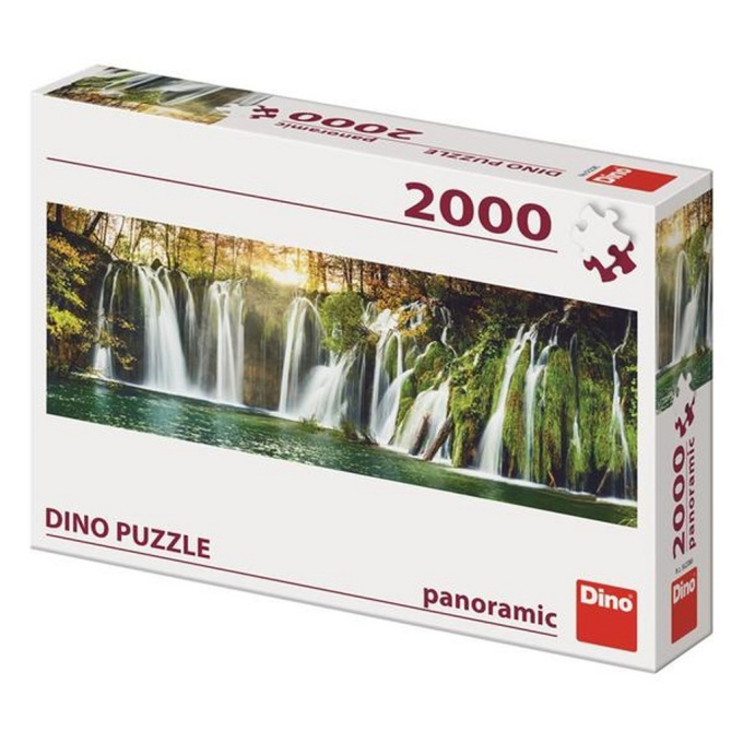 Puzzle 2000 - Panorama Plitvická jezera