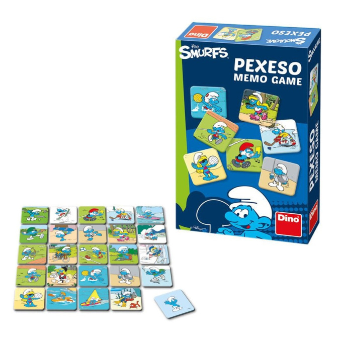 Pexeso - Šmoulové a sport