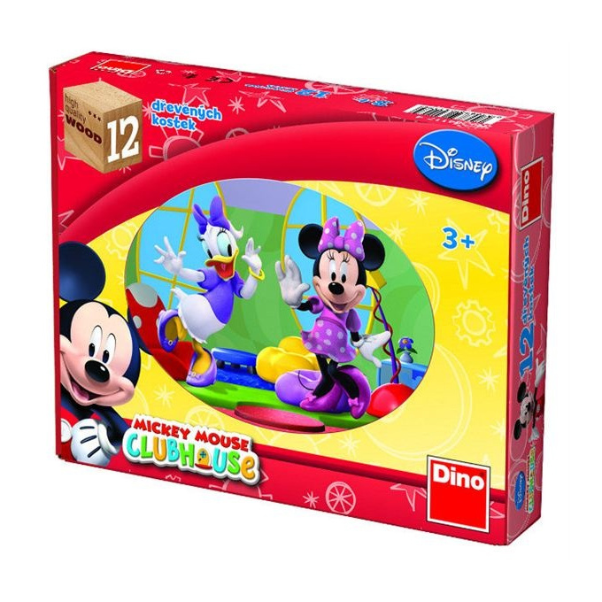 Mickey Mouse-Dřevěné kostky