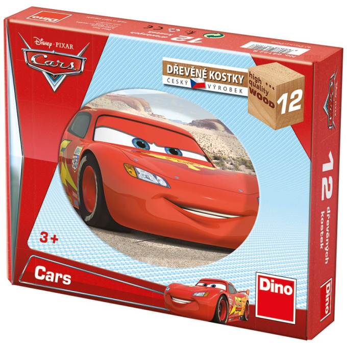 Cars - Dřevěné kostky