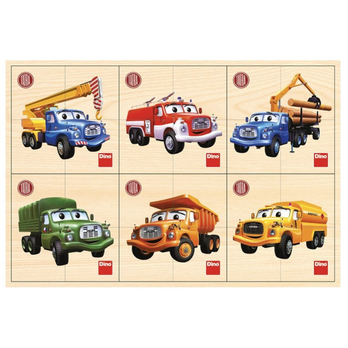 Dřevěné Puzzle Tatra