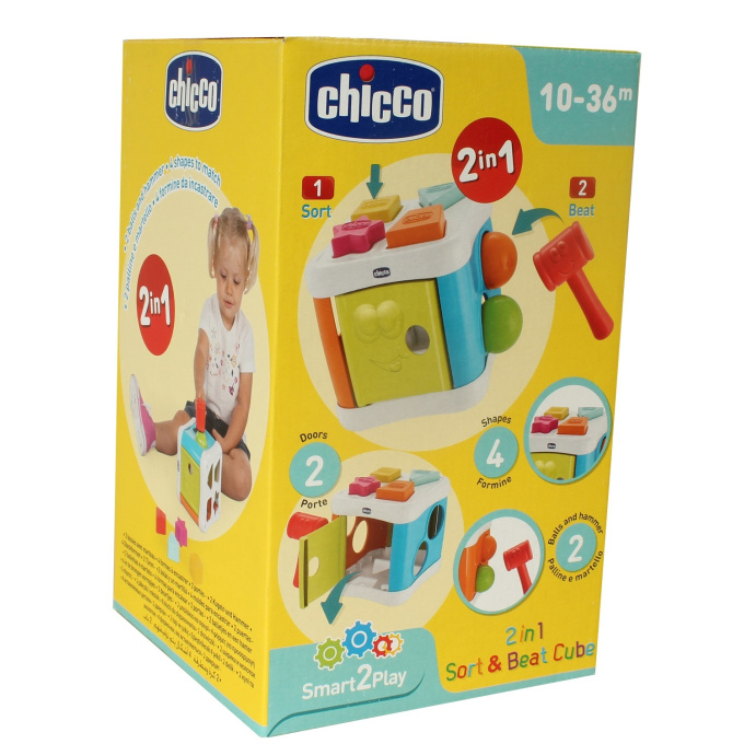 Chicco - Kostka s aktivitami 2 v 1