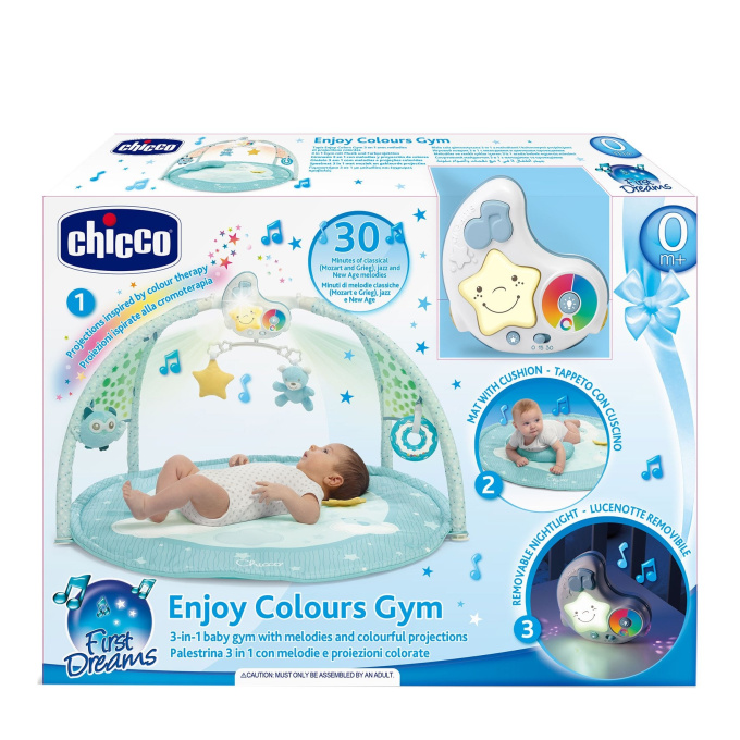 Chicco – Podložka s hrazdičkou modrá